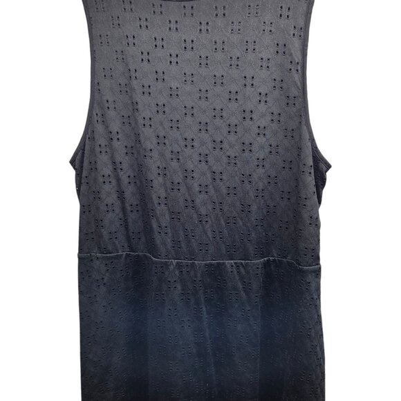 In Every Story Hi-Low Eyelet Peplum Tank Top - Picture 2 of 7